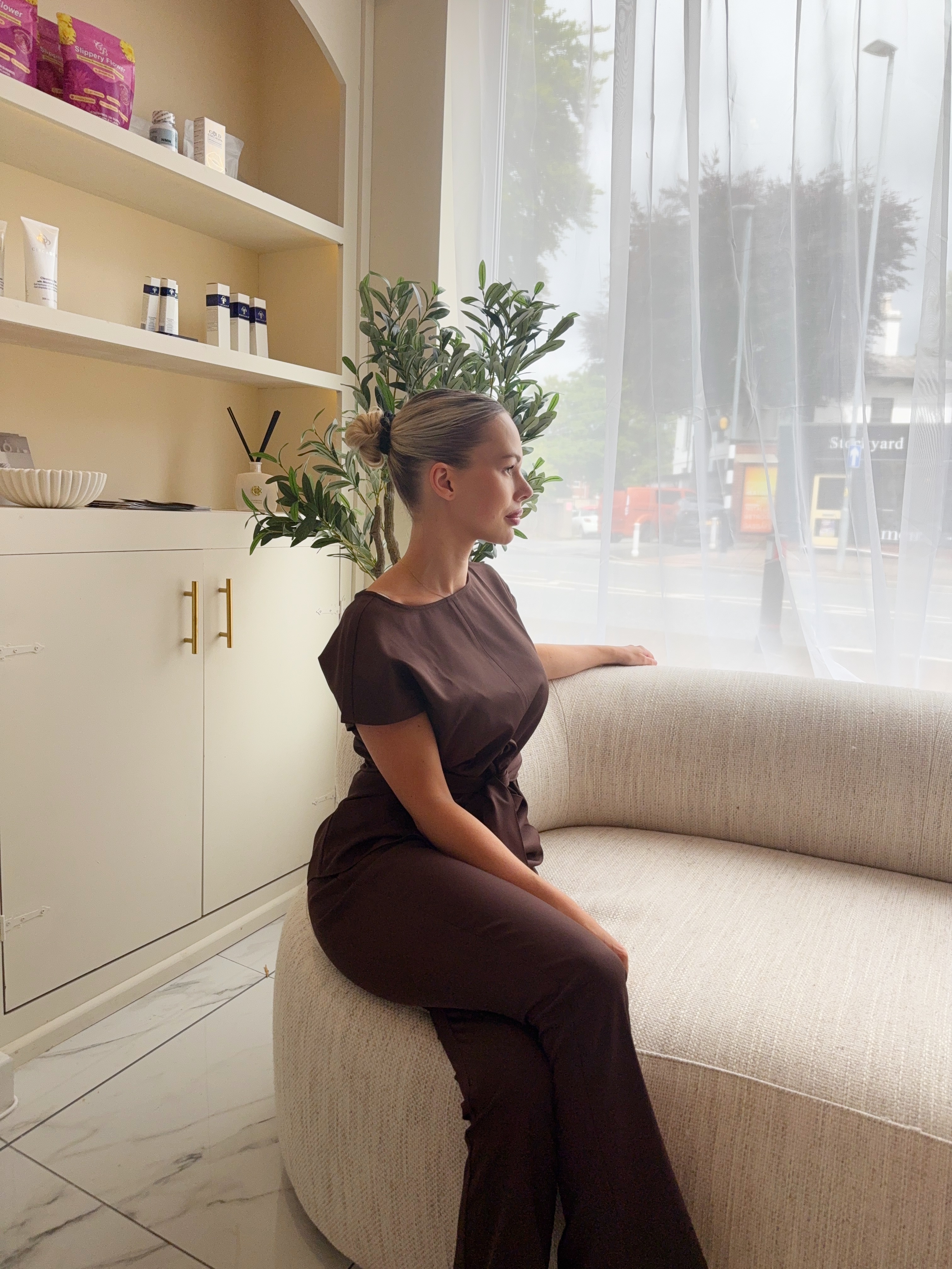 Mariella Balazs in her clinic